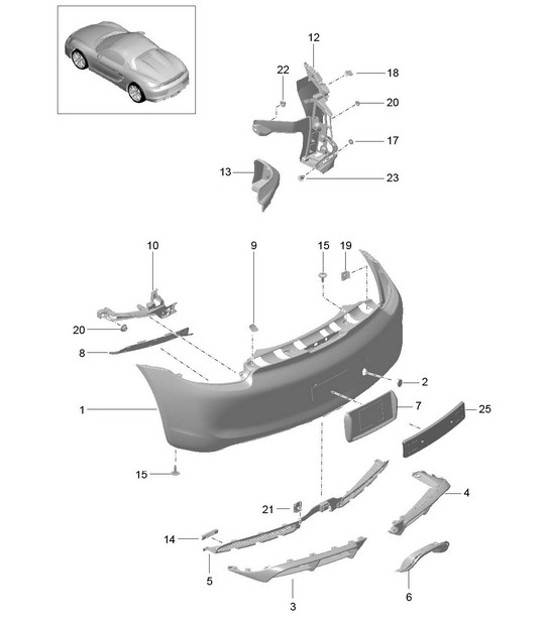 Diagram 802-010 Porsche 996 C4S 3.6L 09/01-2005 Carrozzeria
