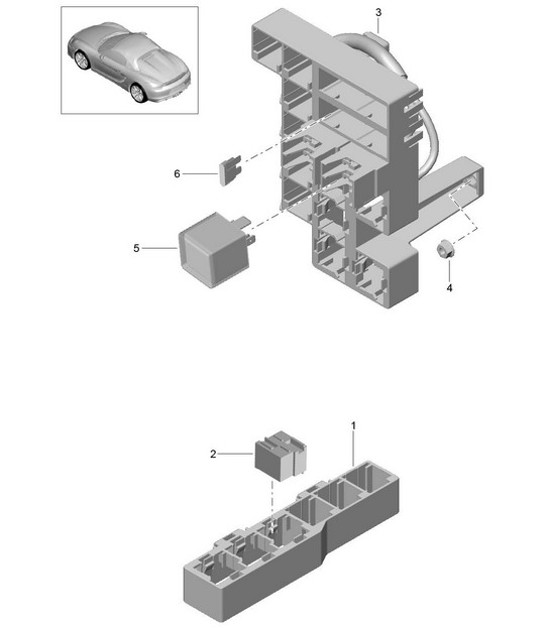 Diagram 902-001 Porsche 9YA Cayenne Coupe Turbo V8 4.0L Petrol 550Hp 2019-23 