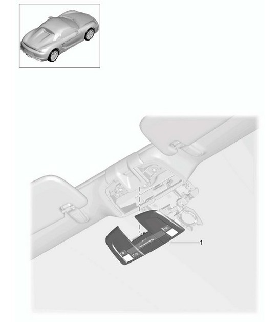 Diagram 903-006 Porsche Boxster 986/987/981 (1997-2016) Electrical equipment