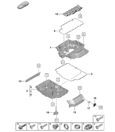 Oil sump 718 (982) Boxster GTS 4.0L 2017>>