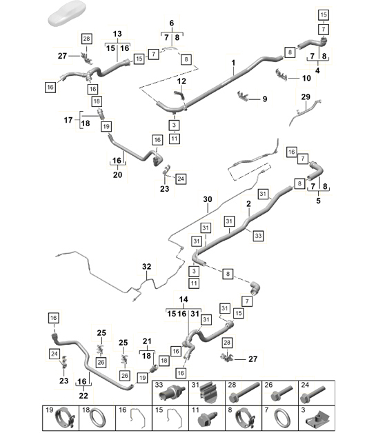Diagram 105-011 Porsche Macan (95B) MK3 2022>> 