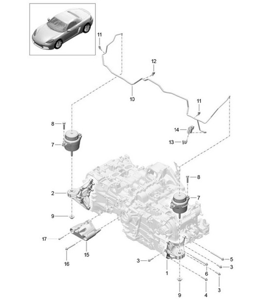 Diagram 109-000 Porsche Taycan (9J1) MK2 2024>> 