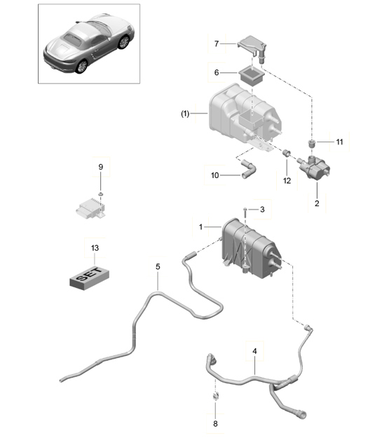 Diagram 201-020 Porsche Taycan (9J1) MK2 2024>> 