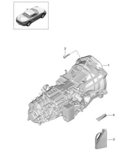 Diagram 302-000 Porsche Boxster 718 (982) 2017>> Transmission