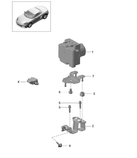Diagram 605-000 Porsche Taycan (9J1) MK2 2024>> 