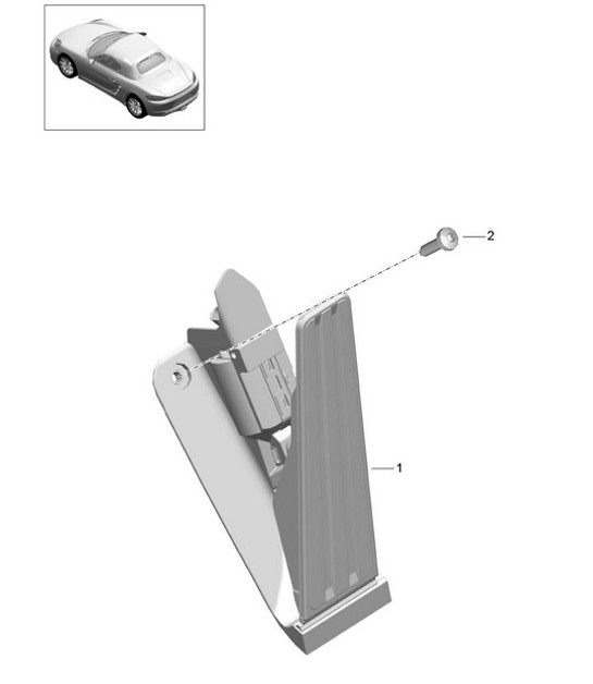 Diagram 704-000 Porsche 928 (1978-1995) 