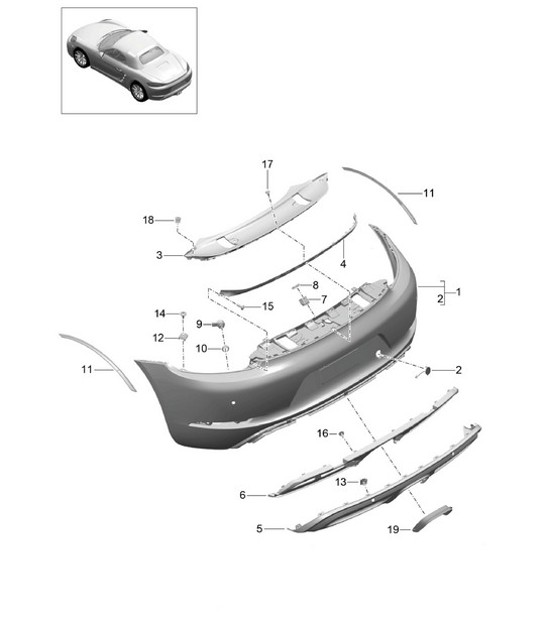 Diagram 802-020 Porsche Cayenne S V8 4.8L Gasolina 400 CV Carrocería