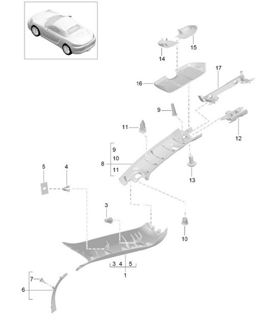 Diagram 807-055 Porsche Taycan (9J1) MK2 2024>> 