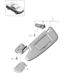 Sun vizors 718 (982) Boxster 2017>>