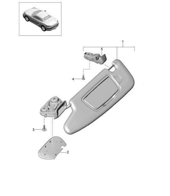 Diagram 807-067 Porsche 997 MK1 GT2 2007-09 Body