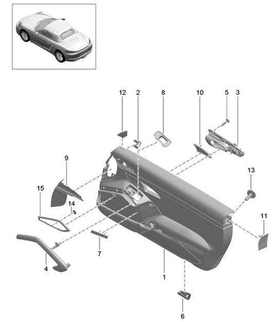 Diagram 808-030 Porsche 997 MK1 GT2 2007-09 Body