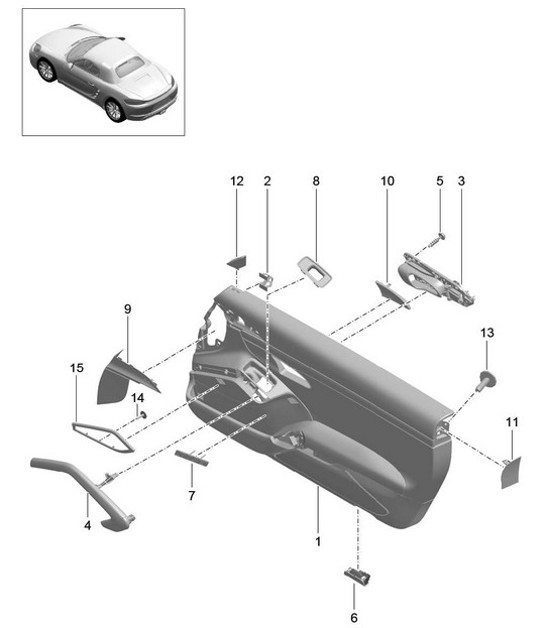 Diagram 808-040 Porsche Cayenne S V6 2.9L Petrol 440Hp 