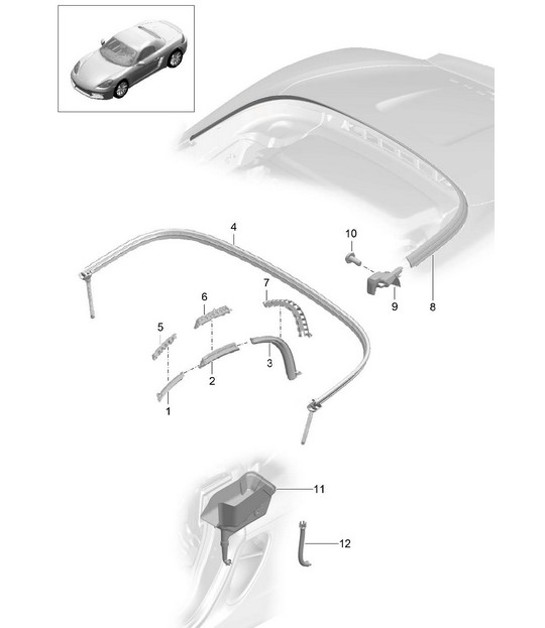 Diagram 811-015 Porsche Panamera GTS V8 4.0L 