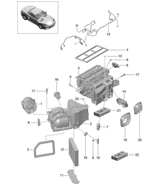 Diagram 813-010 Porsche Cayman 718 (982) 2017>> Carrozzeria