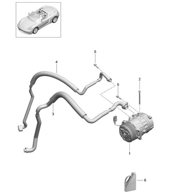 Diagram 813-040 Porsche Boxster 718 (982) 2017>> Carrosserie