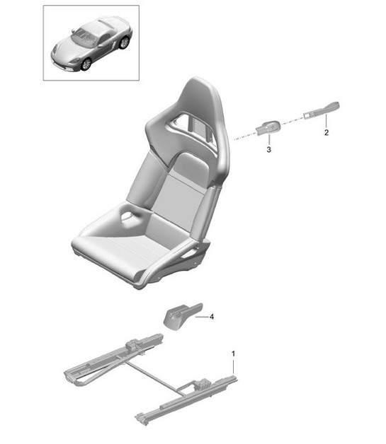 Diagram 817-060 Porsche 356（1950-1965）  车身