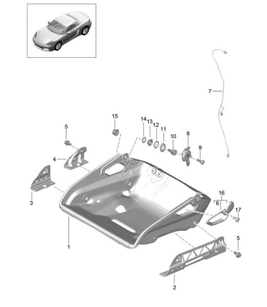 Diagram 817-064 Porsche Cayenne S 4.5L V8 2003>> Carrozzeria