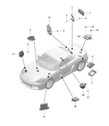 Unidades de control 718 (982) Boxster 2017>>