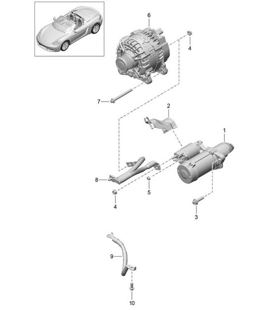 Diagram 902-005 Porsche 928S 4.7L 1981-83 