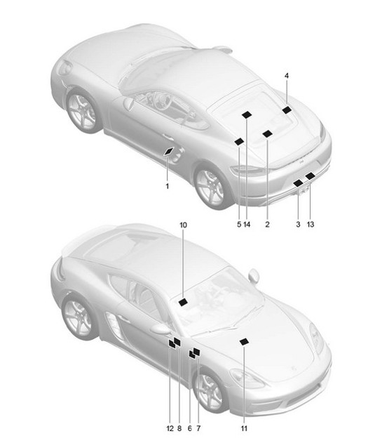 Diagram 001-005 Porsche Taycan (9J1) MK2 2024>> 