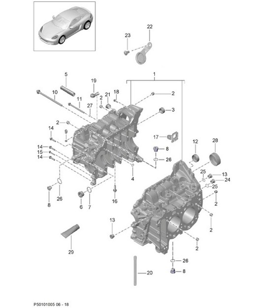Diagram 101-005 Porsche Taycan Turbo S 
