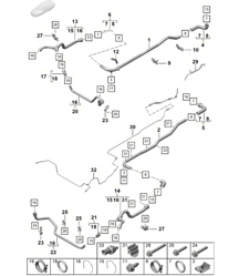 Koelvloeistofkoelsysteem / Koelvloeistofleiding / Ontluchtingsleiding 718C (982C) Cayman GTS 4.0L 2017&gt;&gt;
