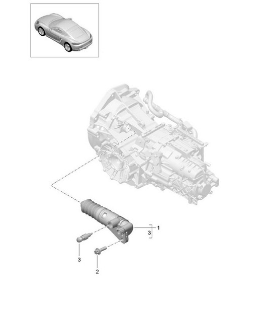 Diagram 301-005 Porsche 991.1 Turbo S 3.8L (560Bhp) 2014-16 Transmission