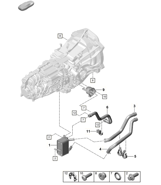 Diagram 302-021 Porsche Cayman 718 (982) 2017>> Transmission