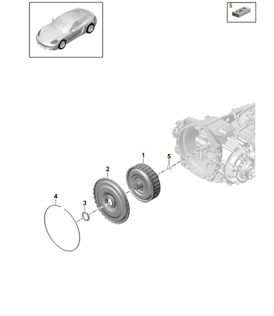 Diagram 320-010 Porsche 996 C4 3.4L 1997-08/01 Transmisión