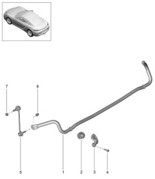 Stabilisatorstang 718C (982C) Cayman 2017>>