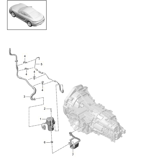 Diagram 604-050 Porsche 911 1978-1983 3.0L / SC Wheels, Brakes