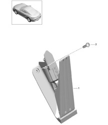 Pedalen gasbediening 718C (982C) Cayman 2017>>
