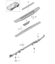 Trim / Sill - INNER - 718C (982C) Cayman 2017>>