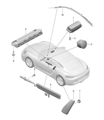 Airbag 718C (982C) Cayman 2017>>