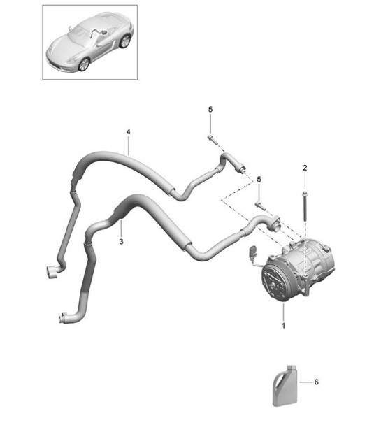 Diagram 813-040 Porsche Cayman 718 (982) 2017>> Carrosserie