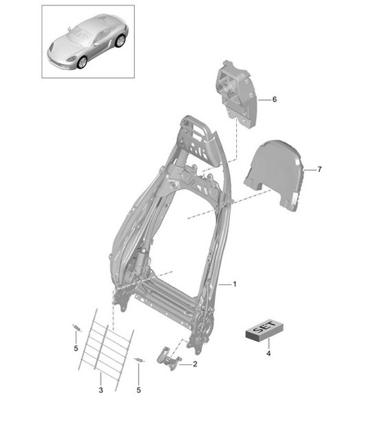 Diagram 817-006 Porsche 928 4.5L 1978-82 