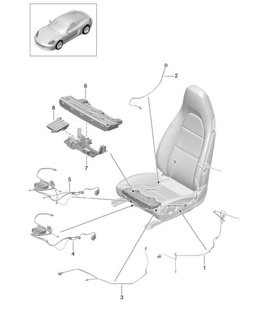 Diagram 817-010 Porsche 911 & 912 (1965-1989) Body