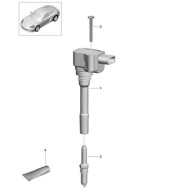 Diagram 901-000 Porsche Cayman 718 (982) 2017>> Équipement électrique