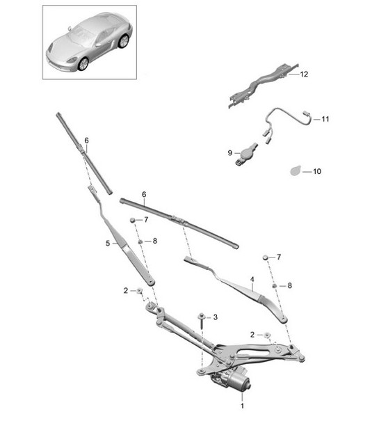 Diagram 904-000 Porsche Cayenne Turbo S E-Hybrid V8 4.0L 550 CV 