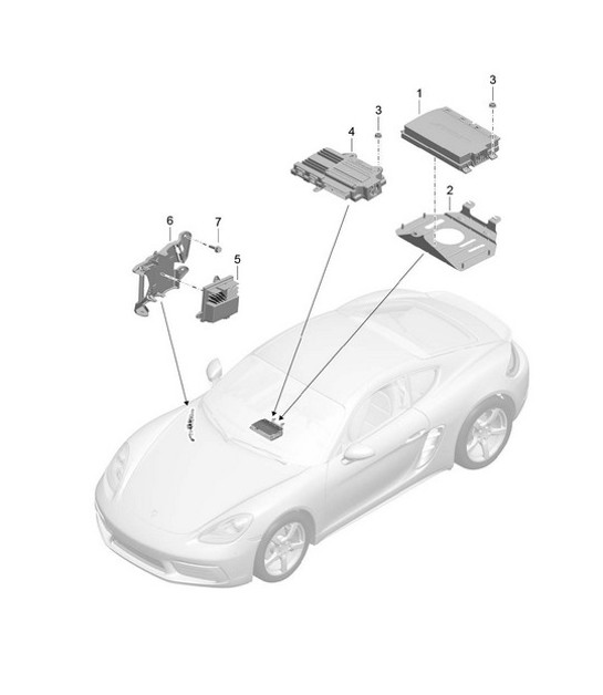 Diagram 911-010 Porsche Taycan (9J1) MK1 2020-2024 