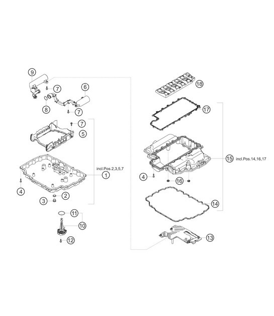 Diagram 1.1-10 Porsche 开曼718C(982C)2017>> 引擎