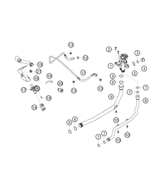 Diagram 1.1-14 Porsche Carrera GT (2003-2006) 