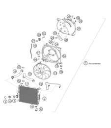 Water cooler lateral 982 Cayman GT4 Clubsport 2019-2020