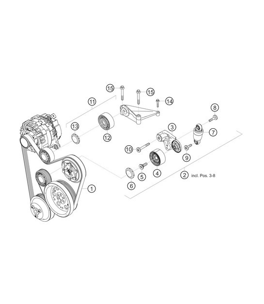 Diagram 1.1-24 Porsche 356 (1950-1965) Moteur
