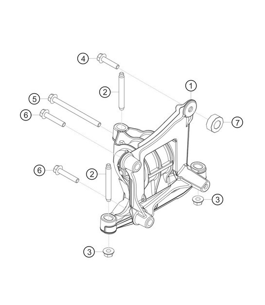 Diagram 1.1-25 Porsche Cayman 987C/981C (2005-2016) Motore