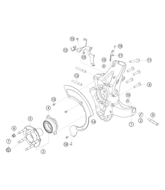 Diagram 5.5-03 Porsche 996（911）（1997-2005） 后轴