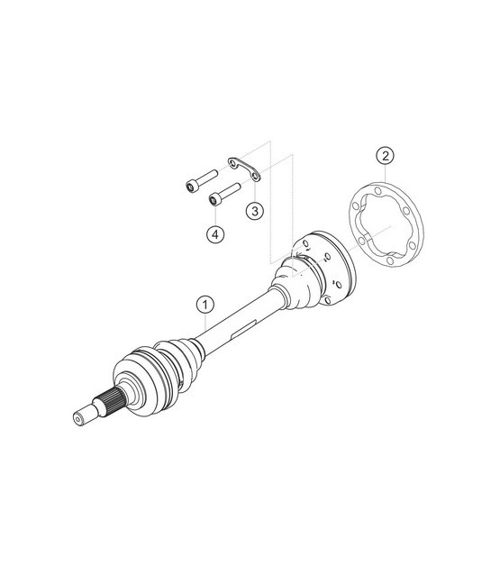 Diagram 5.5-07 Porsche Cayman 718C (982C) 2017>> Rear Axle