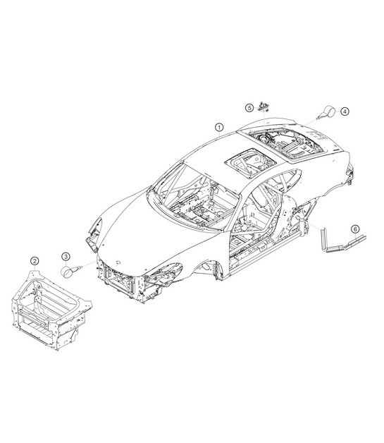 Diagram 8.8-01 Porsche 992 Carrera 2S Cabriolet 3.0L 
