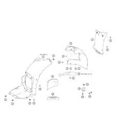 Wheel arch 982 Cayman GT4 Clubsport 2019-2020