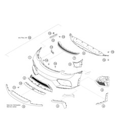 Front-end covering 982 Cayman GT4 Clubsport 2019-2020